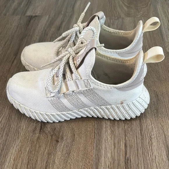 Adidas Cream Kaptir Flow Sneakers - Picture 4 of 9